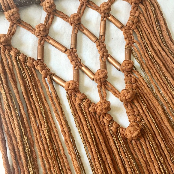 Handmade Macrame Wall Hanging - Picture 3 of 4